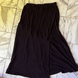 Coldwater Creek Long Black Skirt